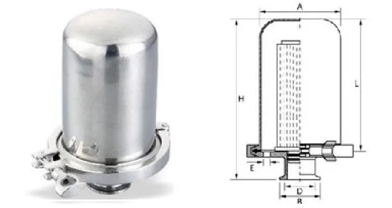 衛生級呼吸過濾器－睿鈦實業型錄產品圖