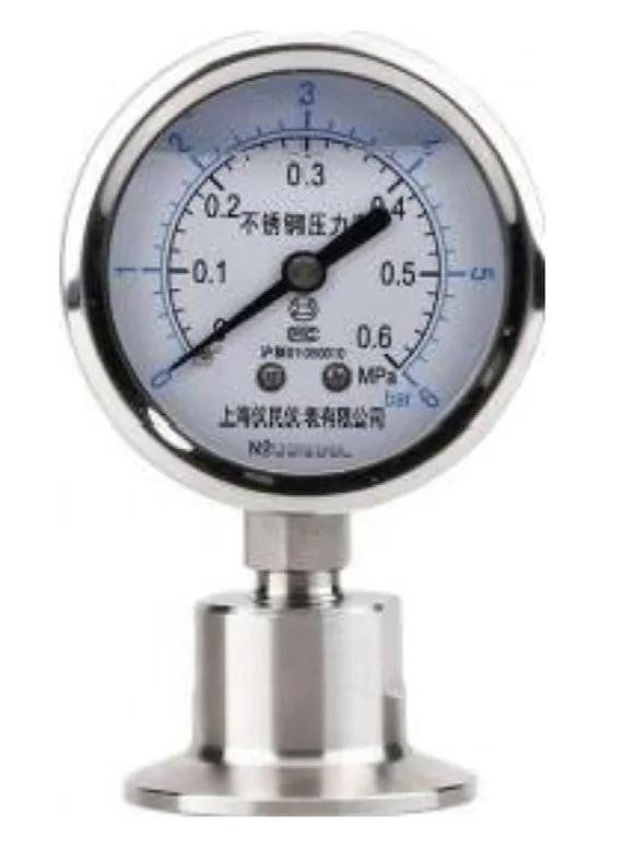 衛生級隔膜壓力錶－睿鈦實業型錄產品圖